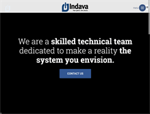 Tablet Screenshot of indava.com